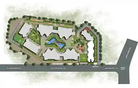 Lodha Bella Vista master plan layout